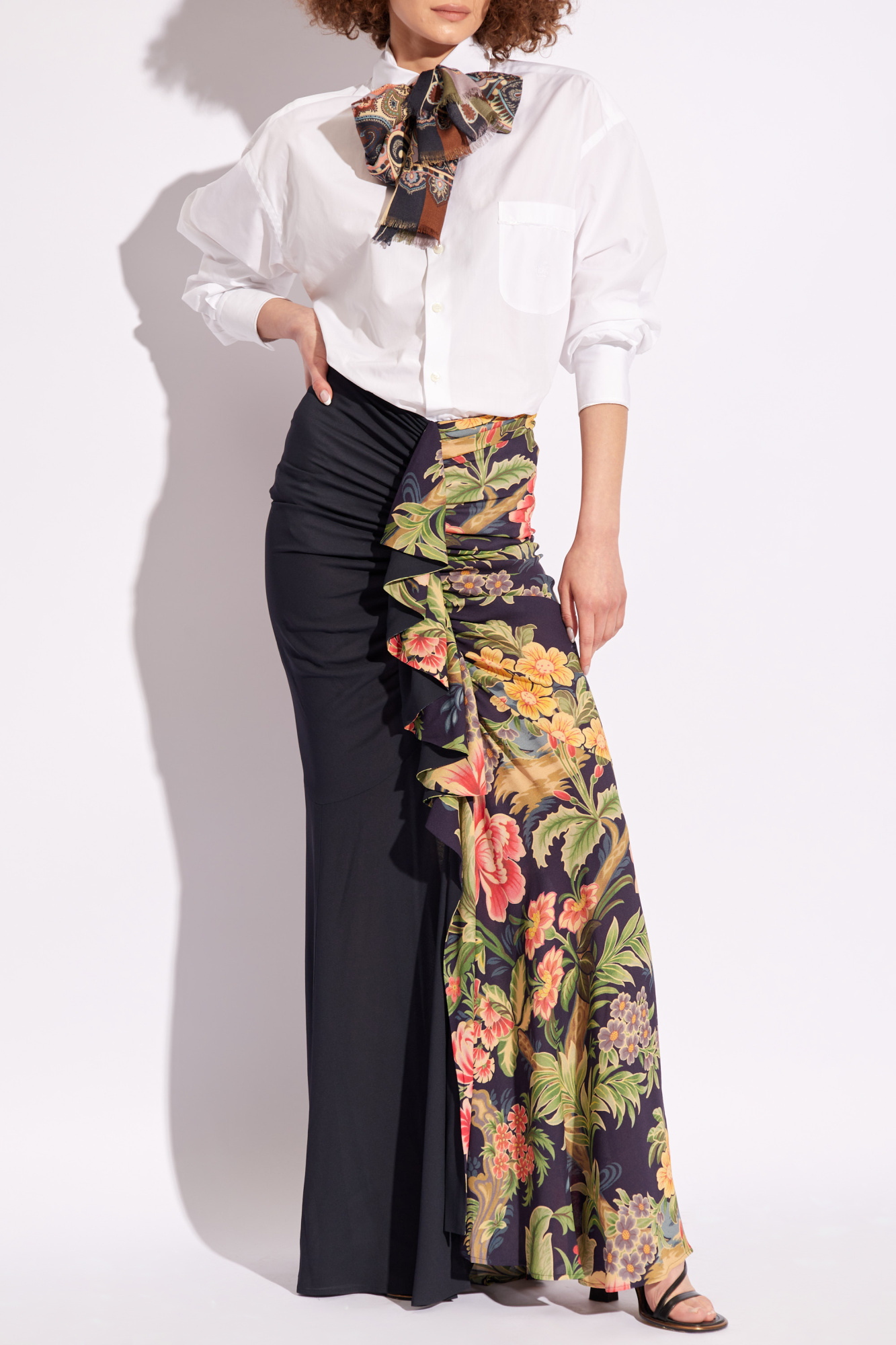 Multicolour Floral Print Skirt Etro - Vitkac AS